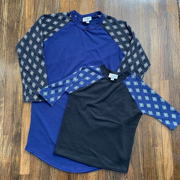 LuLaRoe Randy Tee & Kid's Sloan tee set - Picture 1 of 3